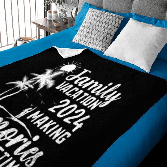 Family Vacation Making Memories Lifetime Baby Blankets