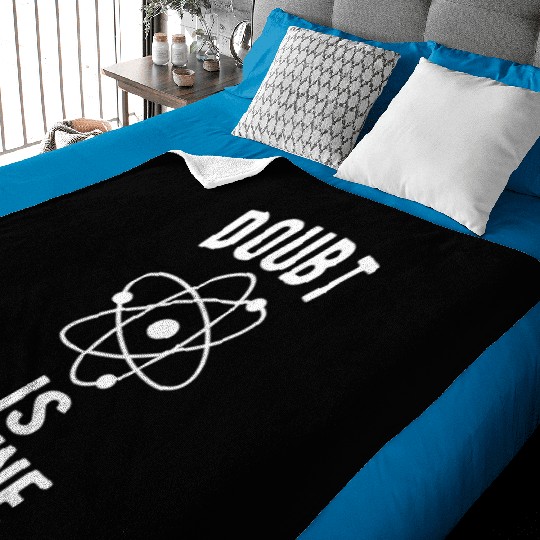 Atheist Atheism Anti Religion Securalism God Sucks Baby Blankets