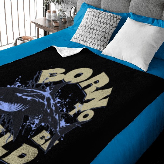 BORN TO BE WILD Baby Blankets
