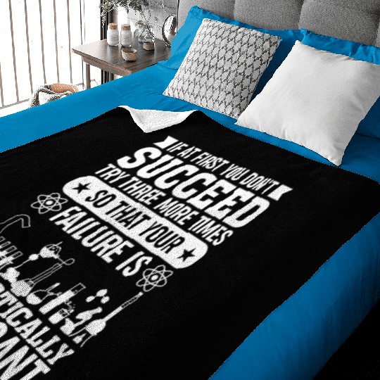 If At First You Don't Succeed - Data Science Stati Baby Blankets