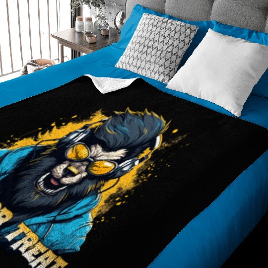 Halloween werewolf Baby Blankets