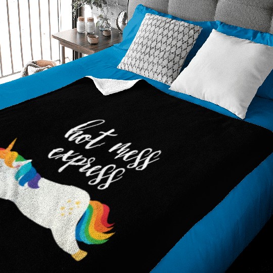 Hot Mess Express Magical Unicorn Baby Blankets