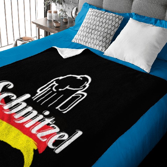 Schnitzel Germany Food Baby Blankets