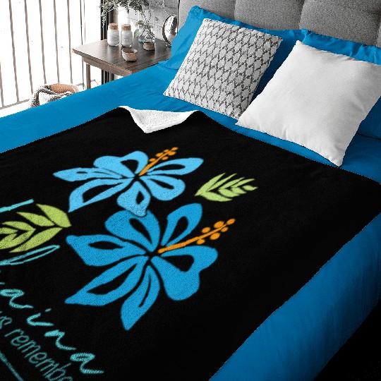 Hawaiian Hibiscus: Lahaina - Always Remember Baby Blankets