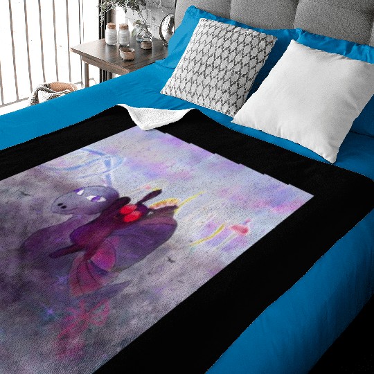 Mothman and Bessie the Lake Erie Monster's Vacay Baby Blankets