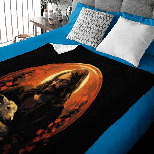 Goat Lover Kid Ranch Wool Farm Animal Farming Baby Blankets