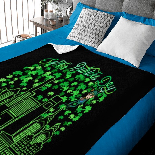 Saint Patrick's Day Philadelphia Pennsylvania Baby Blankets