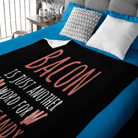 Bacon Meat Candy Baby Blankets