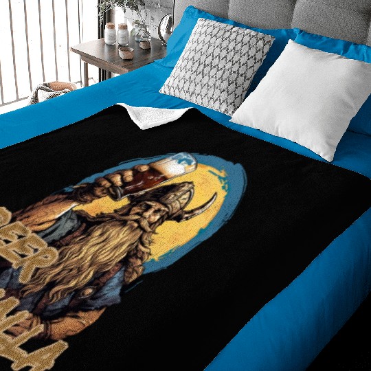 Viking World Tour Vikings Valhalla Odin for a Men Baby Blankets