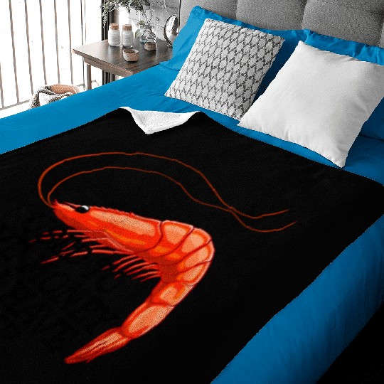 I Used To Have Money Now I Have Shrimp Baby Blankets