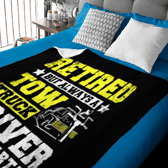 Retired but always a tow truck driver at heart Baby Blankets