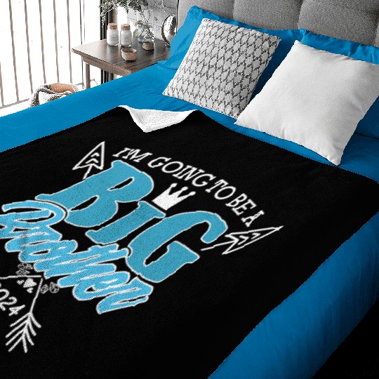 I will be a big brother in 2024 Baby Blankets