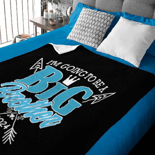 I will be a big brother in 2024 Baby Blankets