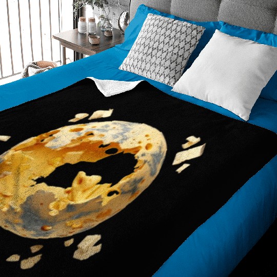 cheese planet Baby Blankets