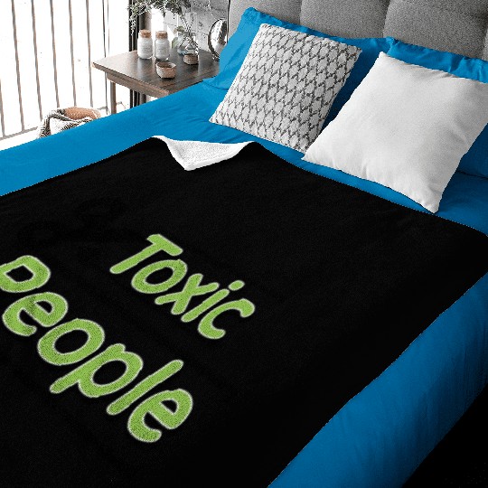 Toxic people Baby Blankets