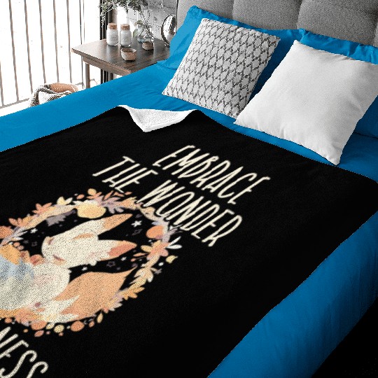 Sleeping Fox Sleepyhead Napping Sleep Fox Lover Baby Blankets