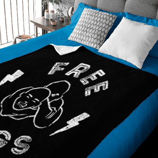 Funny BJJ Baby Blankets Brazilian Jiu-Jitsu Free Hugs