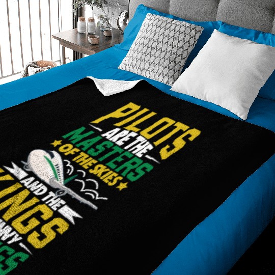 Pilot Aviation Airplane Airline Future Pilots Baby Blankets