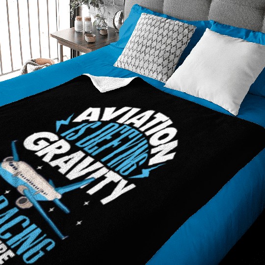 Pilot Aviation Airplane Airline Future Pilots Baby Blankets