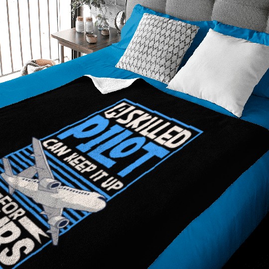 Pilot Aviation Airplane Airline Future Pilots Baby Blankets