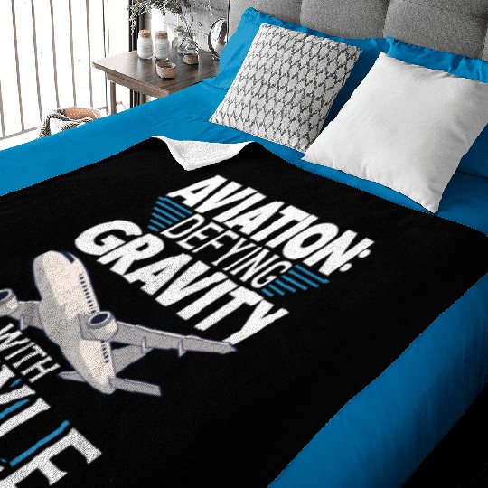 Pilot Aviation Airplane Airline Future Pilots Baby Blankets