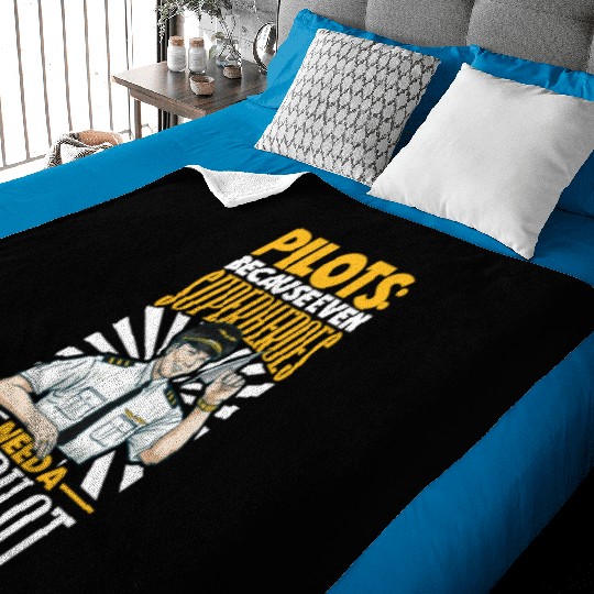 Pilot Aviation Airplane Airline Future Pilots Baby Blankets