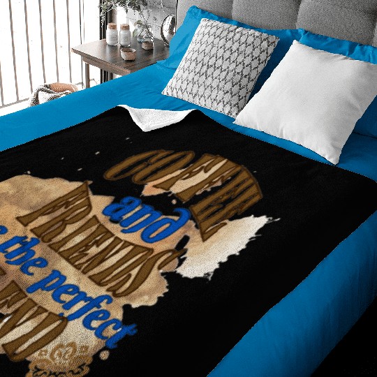 coffee and friends are the perfect blend Baby Blankets