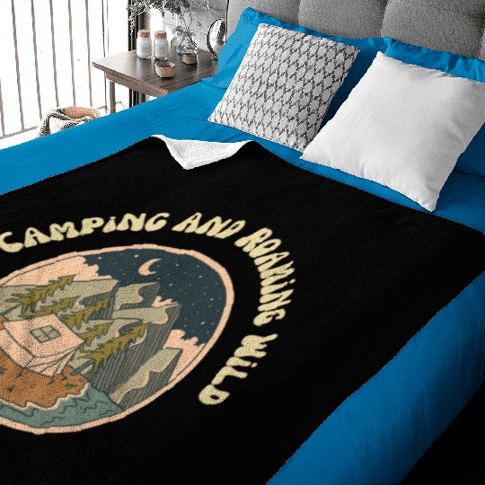 Camping and Roaming Wild Baby Blankets