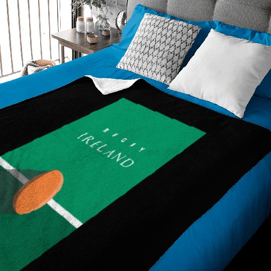 RUGBY IRELAND Baby Blankets