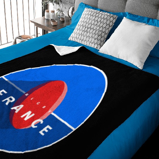 RUGBY FRANCE Baby Blankets