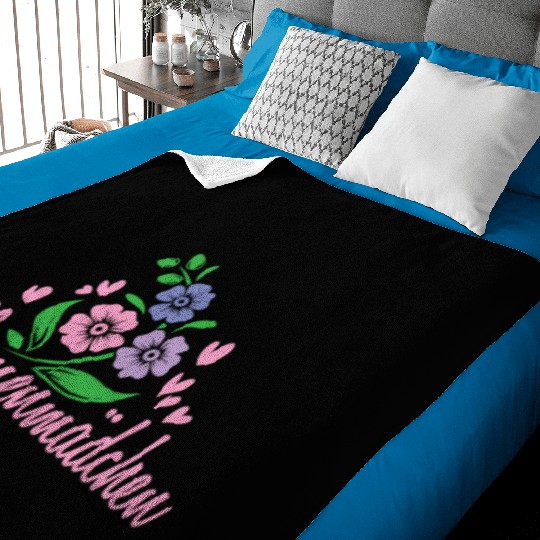 Flower Girl colorful Tulips Marriage Baby Blankets