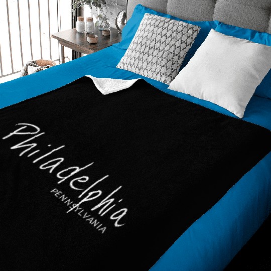 Philadelphia Pennsylvania USA Baby Blankets