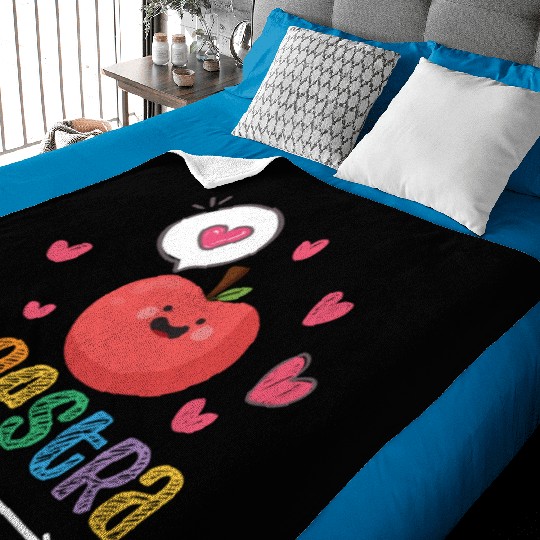 Maestra Bilingual Spanish Teacher team Baby Blankets