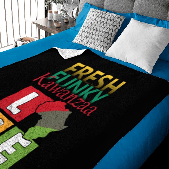 Kwanzaa Celebration with a Fresh Funky Twist Baby Blankets