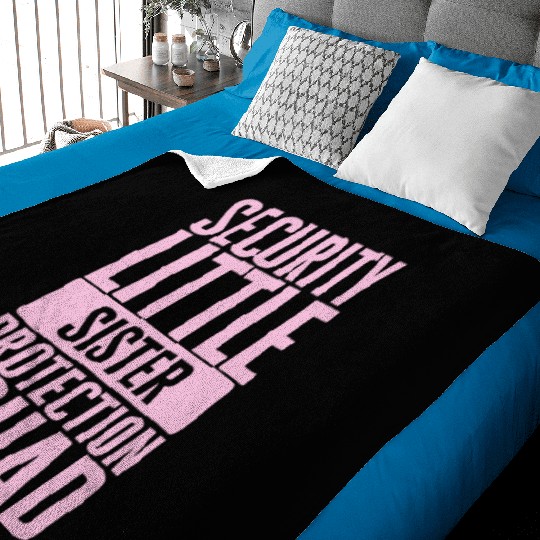 Siblings Baby Blankets, Security Little Sister Protection