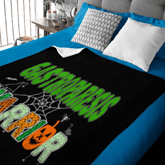 Halloween Gastroparesis Warrior green awareness Baby Blankets