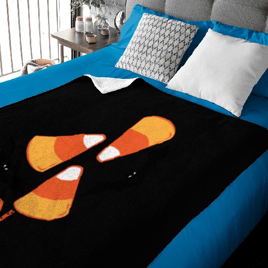 Candy Corn Design Baby Blankets