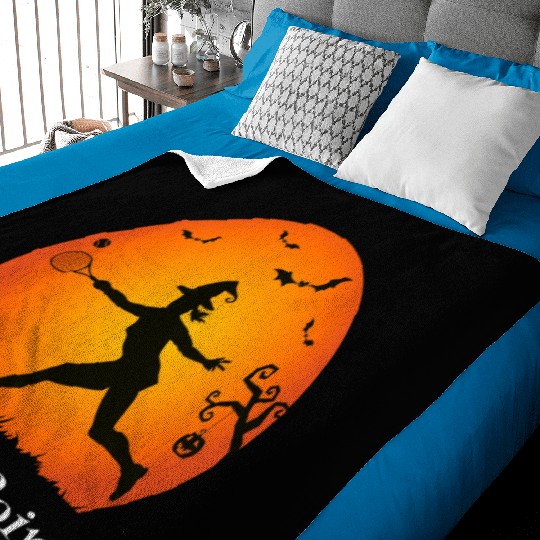 Tennis Halloween Witch Baby Blankets