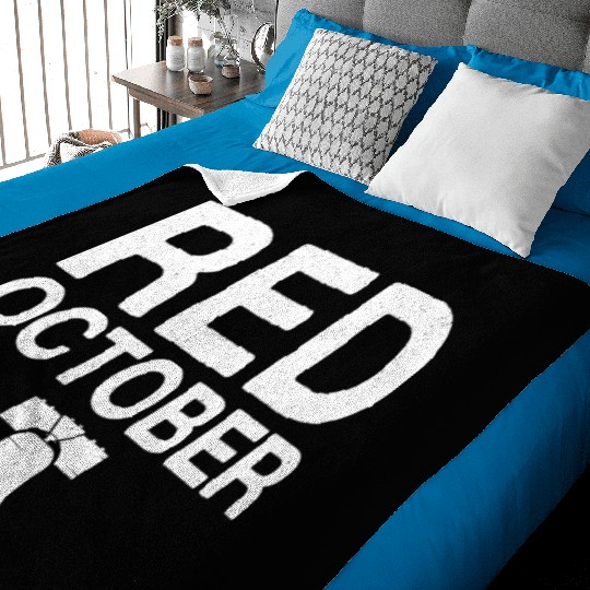 Philly Red October Philadelphia Baby Blankets