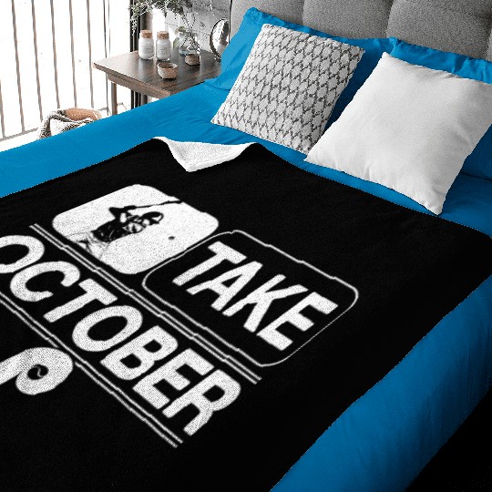 Philadelphia Take October Phillies Baby Blankets