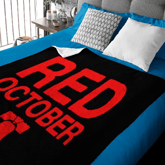 Vintage Red October Philly Philadelphia Baby Blankets