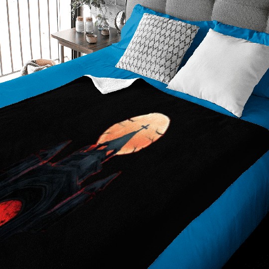 Midnight Citadel Baby Blankets