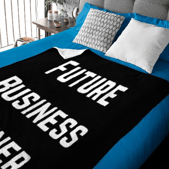 Future Business Owner Design Baby Blankets