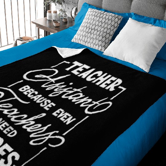 Teacher assistant Baby Blankets