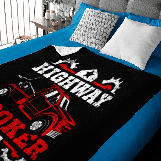 Funny highway hoker Tow truck driver Baby Blankets