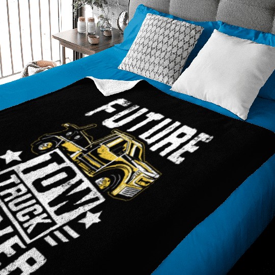 Future Tow truck driver Baby Blankets