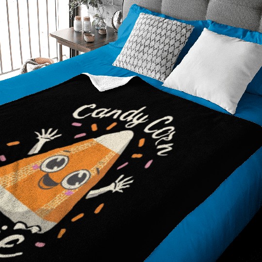 candy corn cutie Halloween Gift Baby Blankets