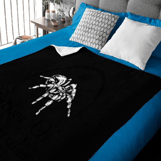 Spider Lover Arachnid Cobweb Terrarium Tarantula Baby Blankets
