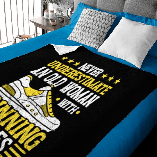 XC Runner Running Shoes Women Cross Country Baby Blankets