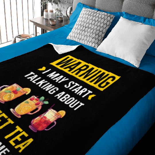 Warning Sweet Tea Baby Blankets